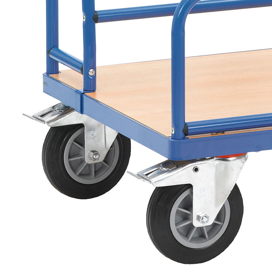 Fetra - Plattenwagen - Traglast 600 kg - Ladefläche 1.070 x 335 mm (BxT) - feste Bügel