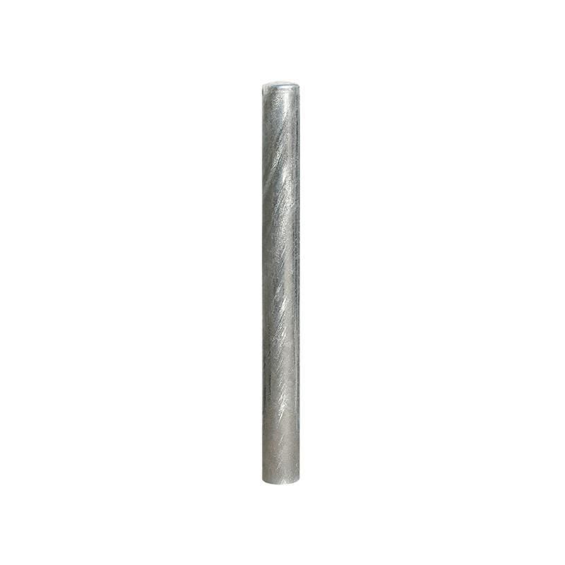 Einfacher Pfosten mit Bogenkopf - Durchmesser 90 mm - Höhe 1.000 mm - Farbe enzianblau