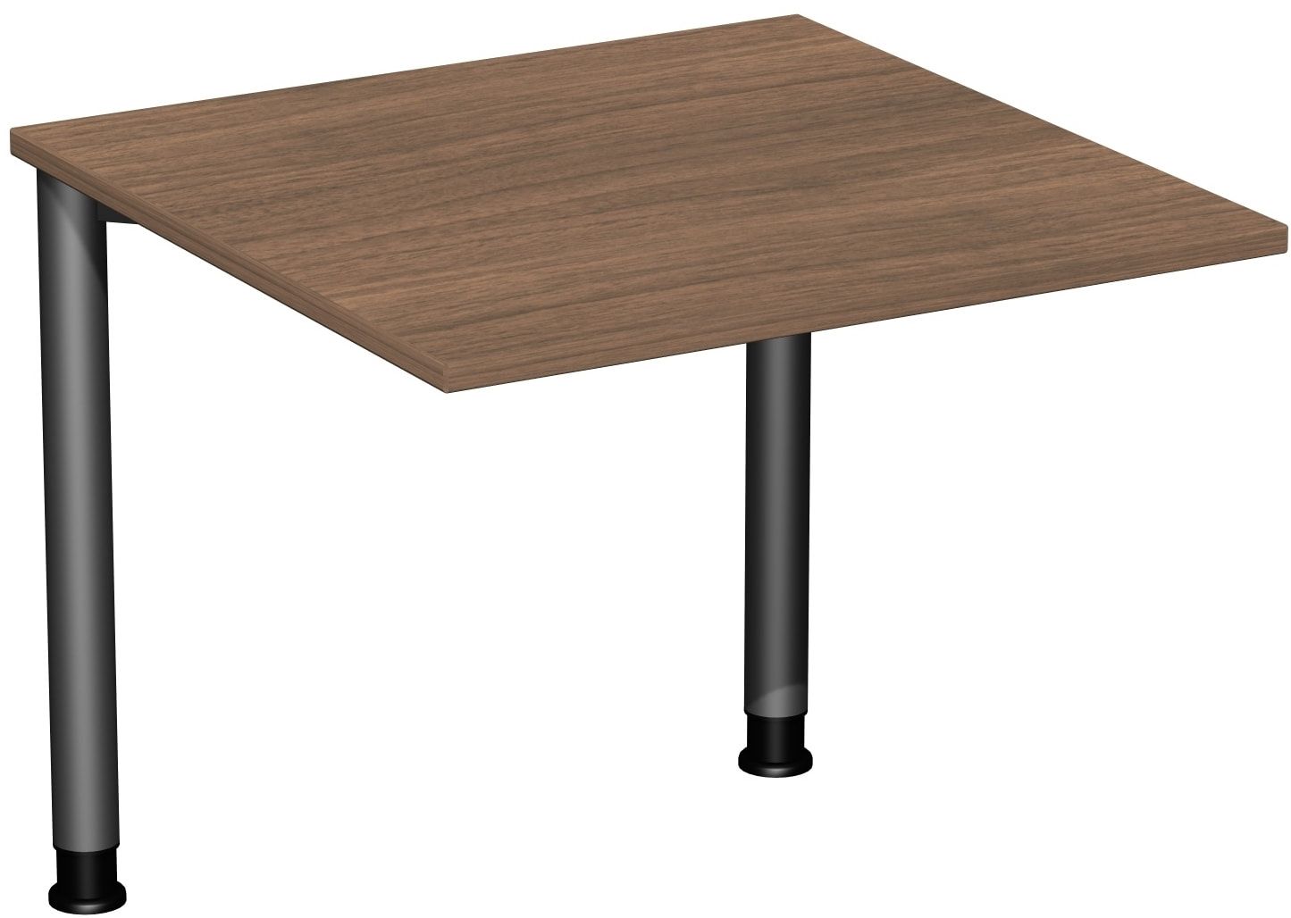 Schreibtisch - 4-Fuß Flex - Bürotisch - Höhe 680-800 mm - 1.200 x 600 mm (BxT) - Gestell anthrazit - Ahorn