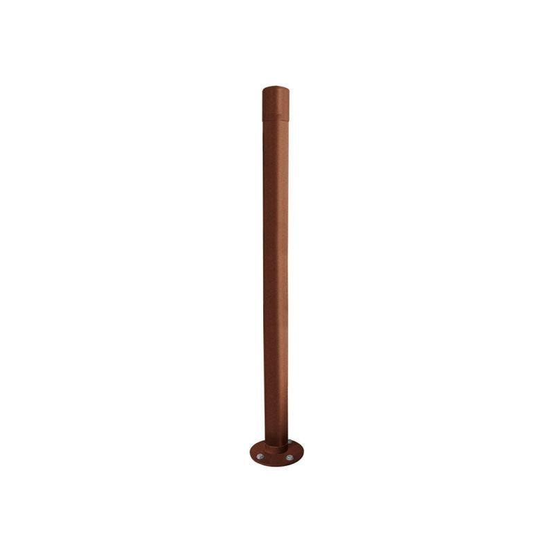 Neigbarer Pfosten mit Bogenkopf - 76 x 1.000 mm (DxH) - Farbe enzianblau - Pfosten mit Gelenk - beweglicher Pfosten