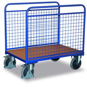 Seitenbügelwagen mit Drahtgitterwänden - Ausführung wählbar -ab 540mm Ladefläche