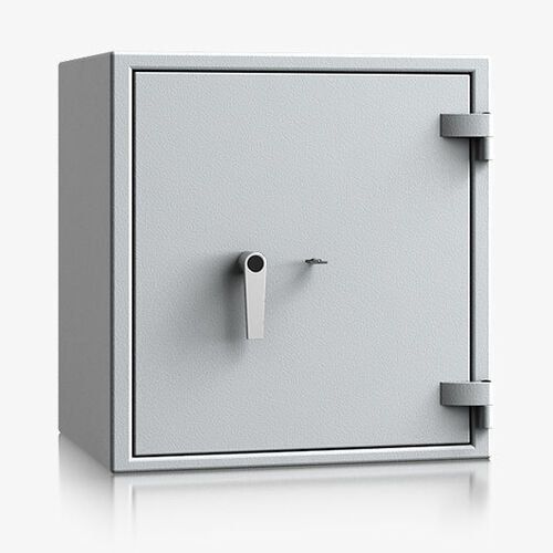 Dokumententresor, Geldschrank, Safe, VdS Klasse 1, 60 Minuten feuerfest, Türen 1-flügelig, 1 Fachboden, 615 x 589 x 471 mm (HxBxT), Farbe lichtgrau