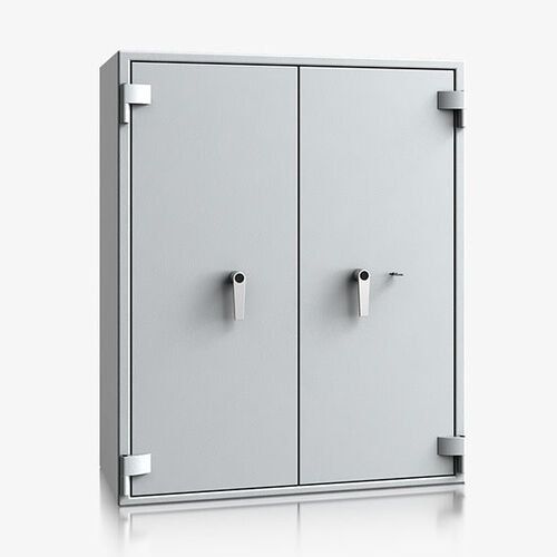 Dokumentensafe, Aktentresor, Geldschrank, Möbeltresor, VdS B S2, 60 Min feuerfest, Tür 2-flügelig, 1.045 x 1.128 x 506 mm (HxBxT), Farbe lichtgrau