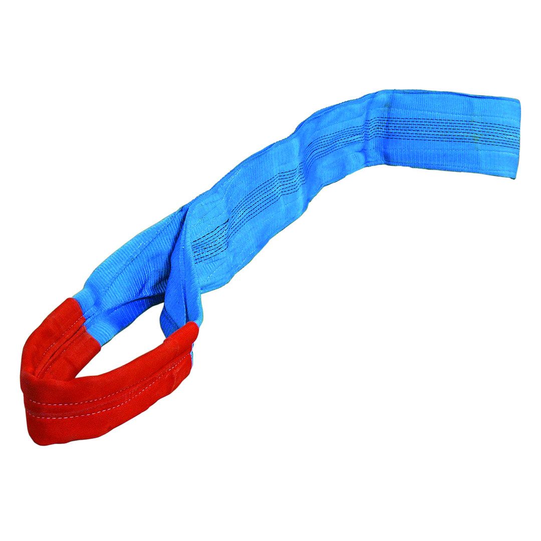 Hebeband 120 x 7 mm - Polyester - Tragkraft 4.000 kg - Länge 10.000 mm - VE 1 Stk. - grau