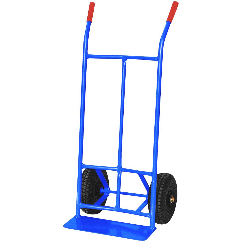 Eichinger Sackkarre - Traglast 300 kg - 1.110 x 510 x 300 mm (HxBxT) - Luftreifen - optional Vollgummireifen - Farbe reinorange (RAL 2004)
