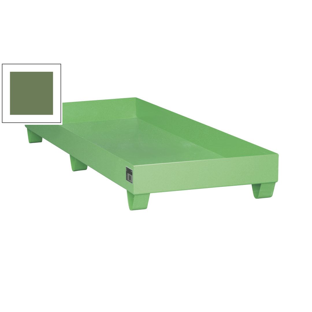 Auffangwanne - 1.800 x 800 mm (BxT) - 217 l - Füße - feuerrot