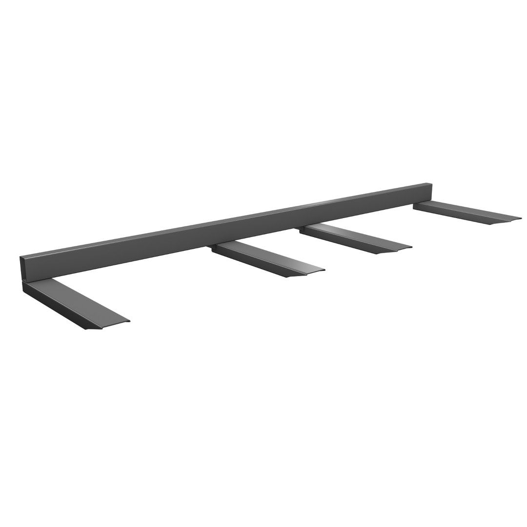 Langguttraverse - Traglast 1.500 kg - Nutztiefe 1.200 mm - 280 x 2.000 x 1.390 mm (HxBxT) - feuerrot