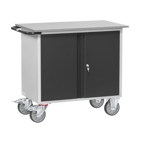 Fetra - Werkstattwagen - Tragkraft 400 kg - 915 x 590 x 1.080 mm (HxBxT) - 1 Schrank