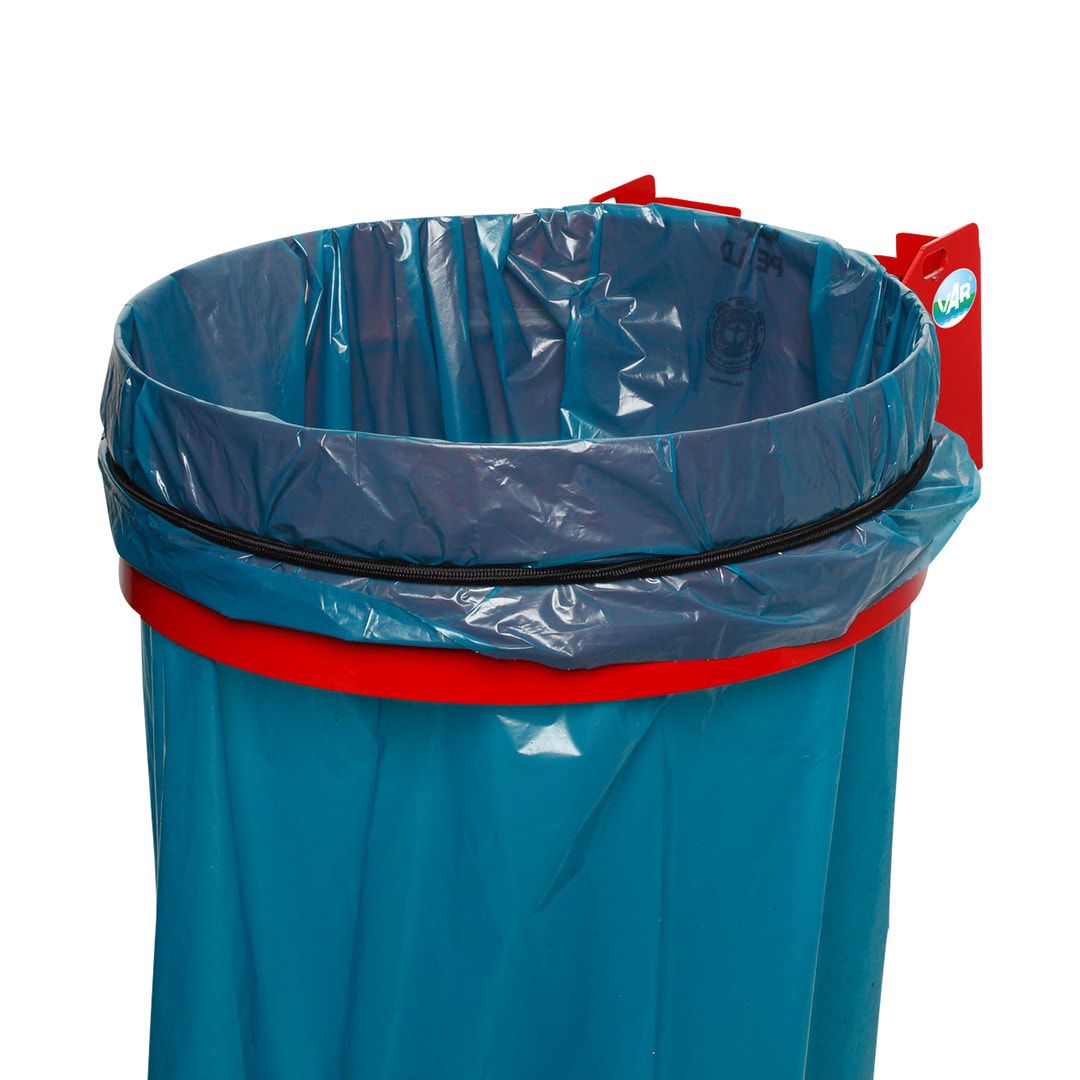 Müllsackhalter - Wandgerät - für 120 l Säcke - 345 x 465 mm (BxT) - enzianblau