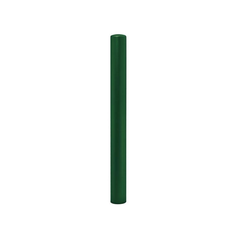 Einfacher Pfosten mit Bogenkopf - Durchmesser 90 mm - Höhe 1.000 mm - Farbe enzianblau