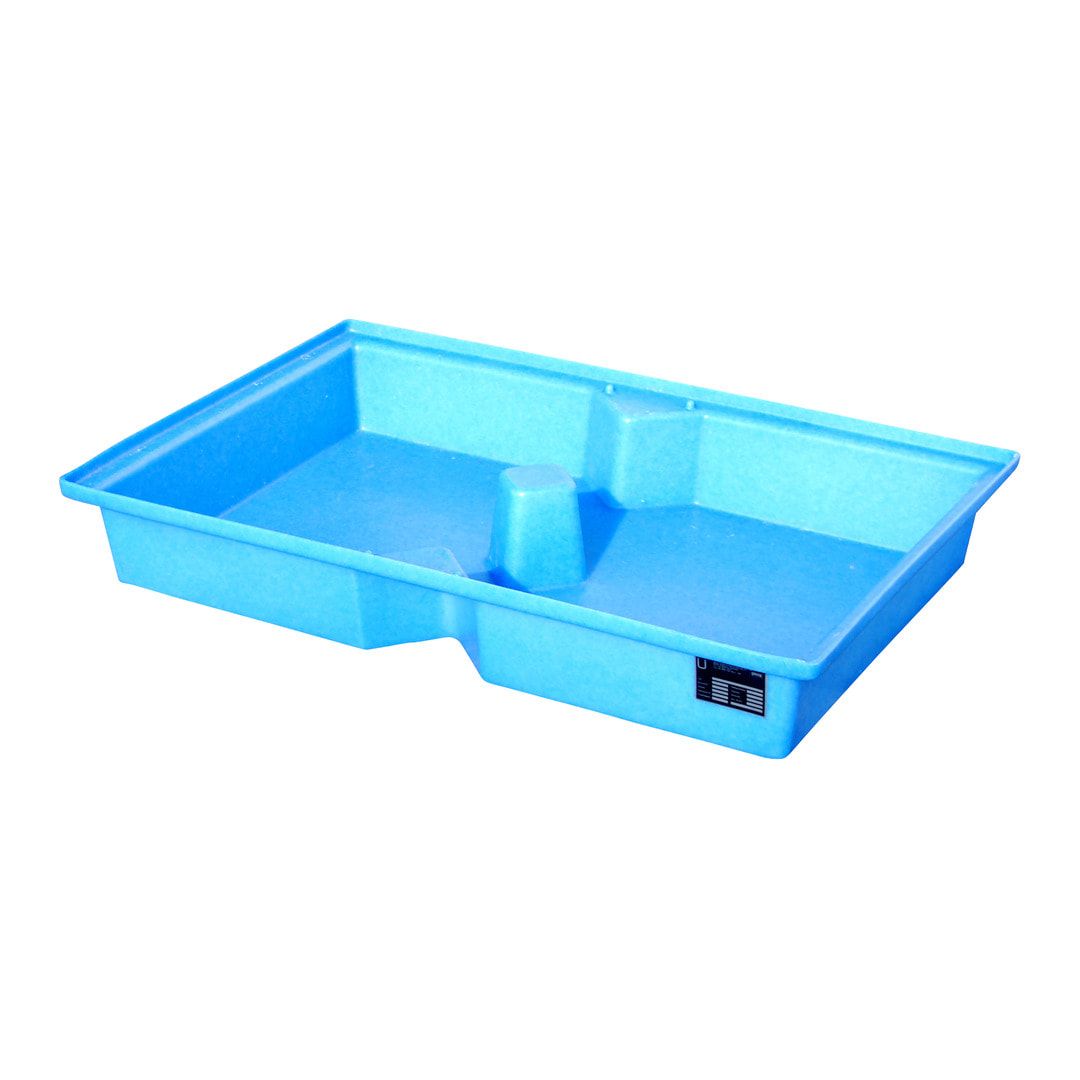 Polyethylen-Kleingebindewanne (PE) für Paletten - 1.200 x 800 mm - 100 l Volumen