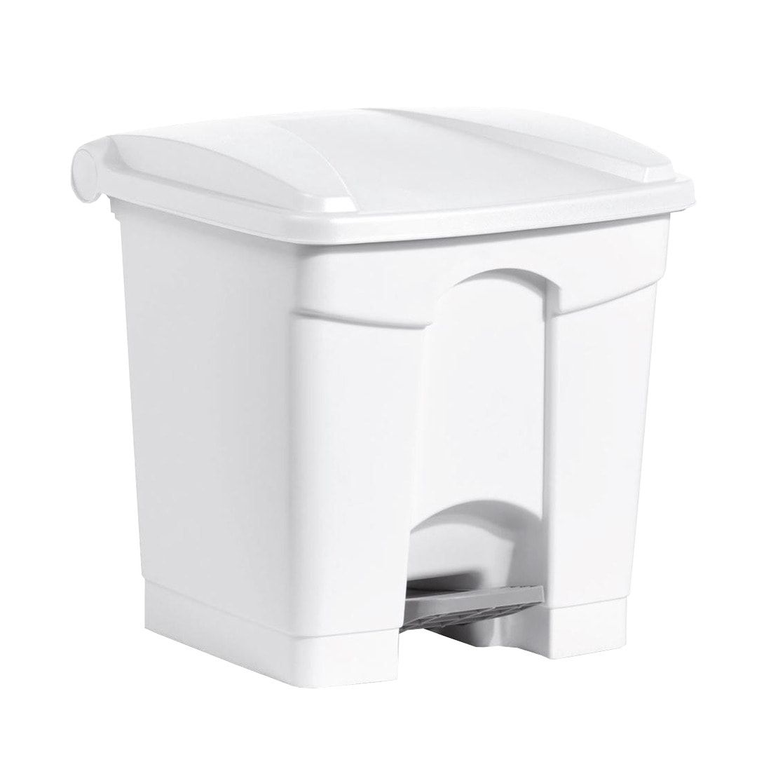 Wertstoffsammler aus Kunststoff - Volumen 70 l - 670 x 500 x 410 mm (HxBxT) - Behälter weiß - Deckel blau