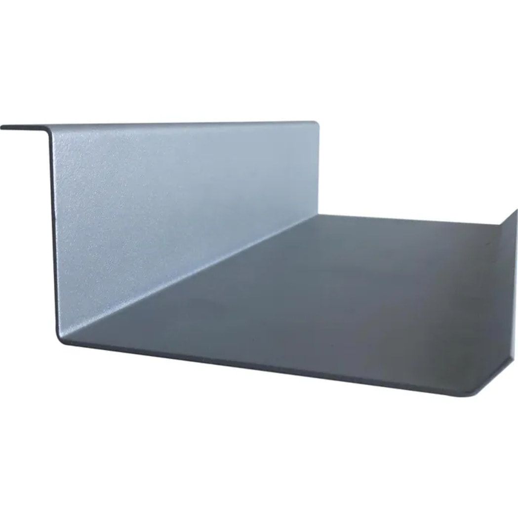 Kabelhalter unter Tischplatte zu montieren, 70 x 300 x 130 mm (HxBxT), Metall, Farbe: silber