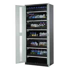 Chemikalienschrank - Tablarauszüge - 1.950 x 810 x 520 mm (HxBxT) - Ausführung wählbar