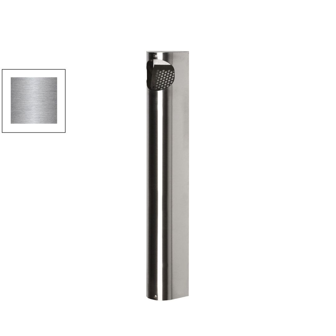 Wandascher - Volumen 4 l - 550 x 74 x 110 mm (HxBxT) - Edelstahl