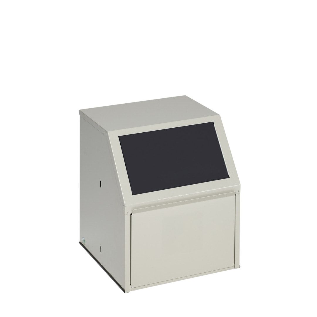 Wertstoffsammelgerät - fahrbar - 39 l - 800 x 400 x 400 mm (H x B x T) - Korpus kieselgrau - Einwurfklappe anthrazit - Abfallbehälter