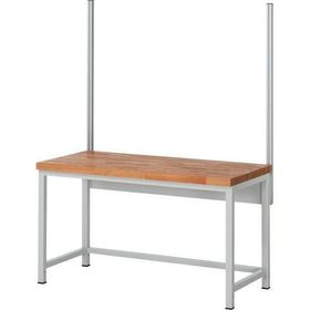 Befestigungssätze mit 2 System-Stützen für Werkbänke mit 1.500 mm Tischbreite, 4-seitige Profilnut, allseitig nutzbar - Farbe wählbar