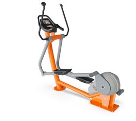 Crosstrainer Pro Touchscreen, Ausdauer, Gesäßmuskel, Bluetooth, 7 Zoll LCD Farbtouchscreen, Elektromotor, Maße: 1.750 x 830 x 1.790 mm (HxBxT), Orange