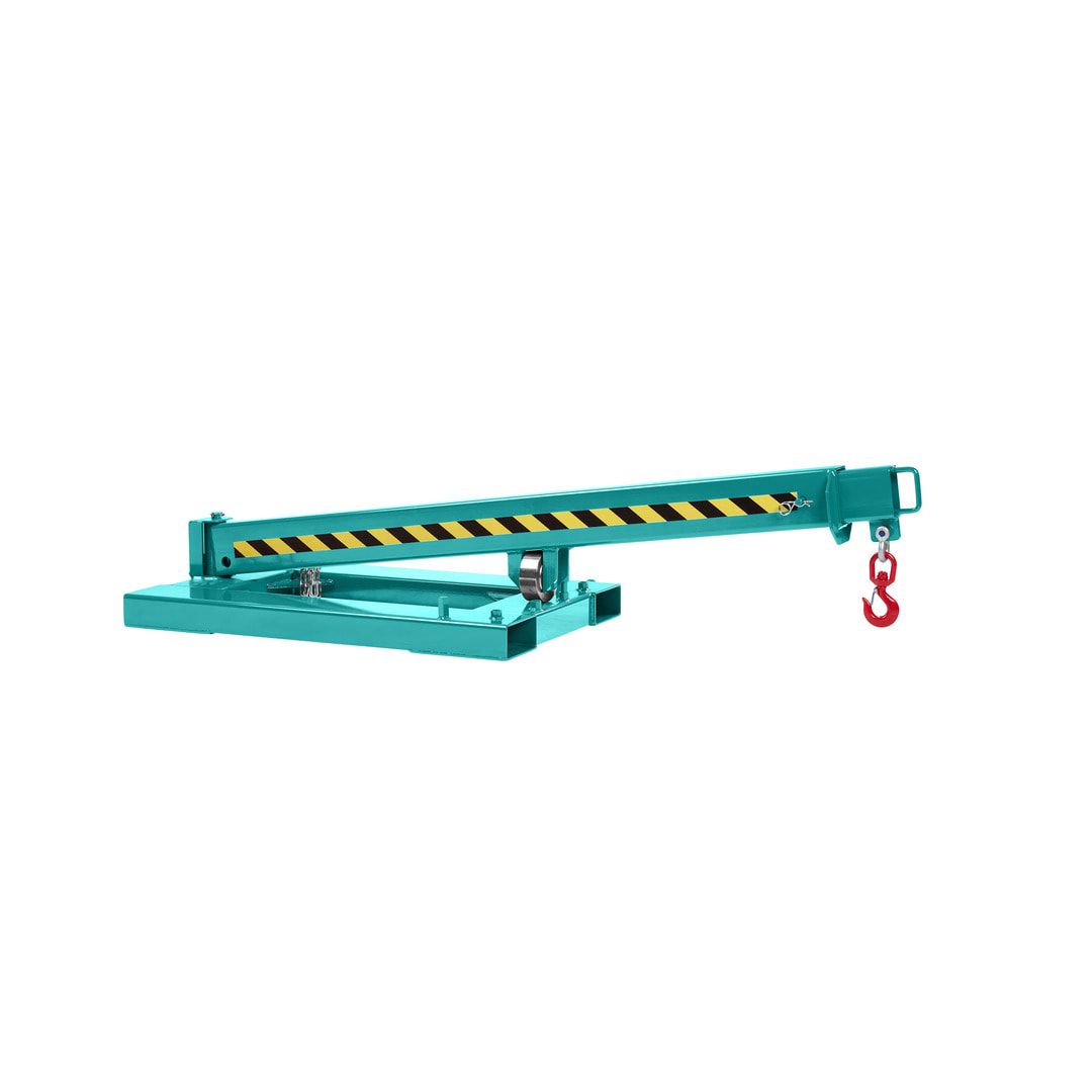 Kranarm, seitenverstellbar - Traglast 1.000 kg - Länge 2.260 - 3.760 mm - anthrazitgrau