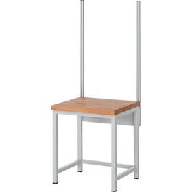 Befestigungssätze mit 2 System-Stützen für Werkbänke mit 750 mm Tischbreite, 4-seitige Profilnut, allseitig nutzbar - Farbe wählbar