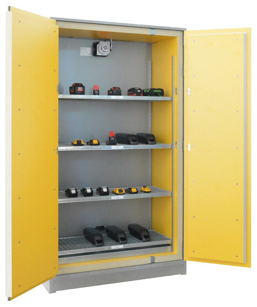 Lithium-Ionen Akkuschrank Basic Store EI 90 Sicherheitsschrank, 2.048 x 1.148 x 591 mm (HxBxT)