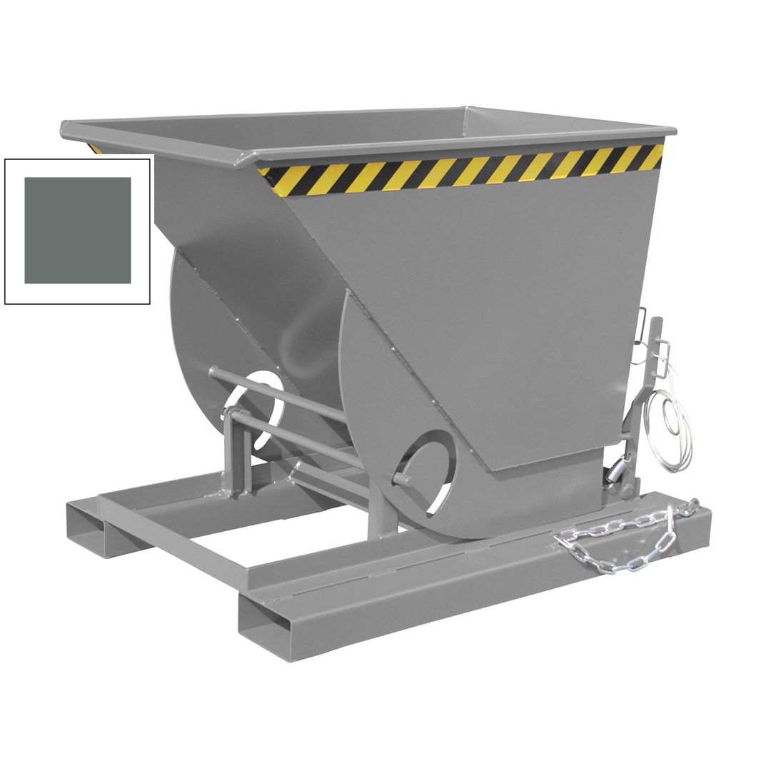 BAUER Muldenkippbehälter - 500 l Volumen - 1.000 kg - feuerverzinkt
