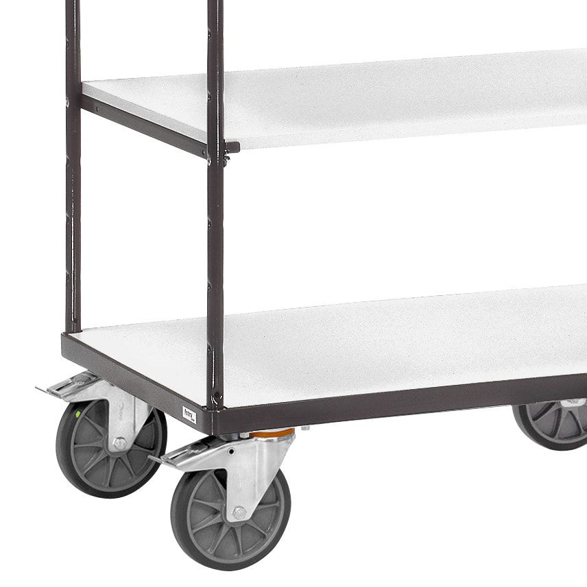 Fetra - ESD-Etagenwagen - 600 kg Traglast - 1.800 x 609 x 1.169 mm (HxBxT) - 4 Etagen