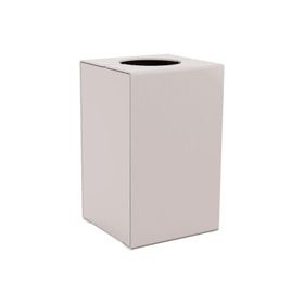 Abfalleimer aus Stahl - 120 l - 750 x 450 x 450 mm (HxBxT) - Verankerungsstäbe - Farbe wählbar