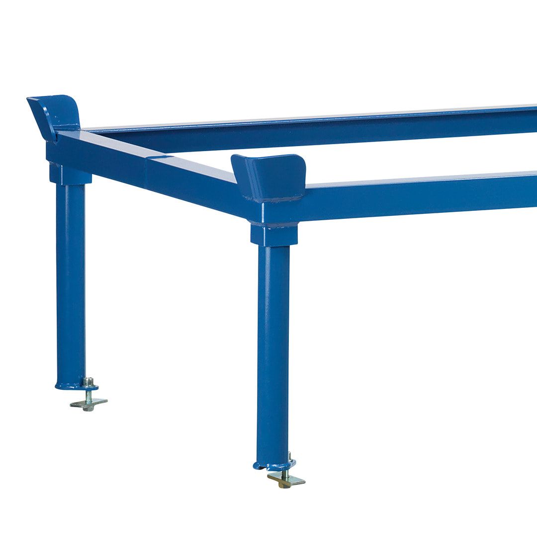 Aufsatzrahmen für FETRA - Palettenfahrgestelle - 1.200 kg - (BxT) 1.000 x 1.200 mm - Höhe 140 mm