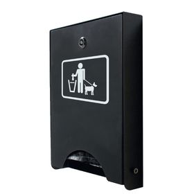 Hundetoilette - für 450 Beutel - Wand- oder Pfostenbefestigung - Farbe wählbar