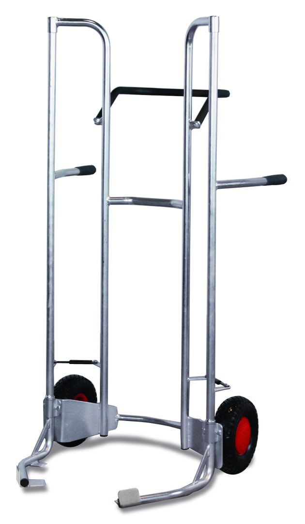 Reifenkarre - Traglast 200 kg - 1.150 x 695 x 705 mm (HxBxT) - Luftbereifung - enzianblau
