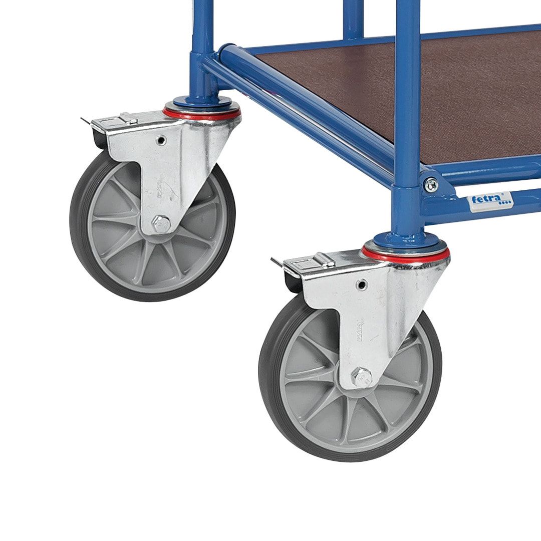 Fetra - Ineinanderschiebbarer Wagen m. Seitenbügel - 400 kg Traglast - Ladefläche 500 x 850 mm (BxT)