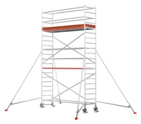 Fahrgerüst mit Ausleger - fahrbar - Höhe wählbar - 2.950 x 800 mm (BxT) - Hymer