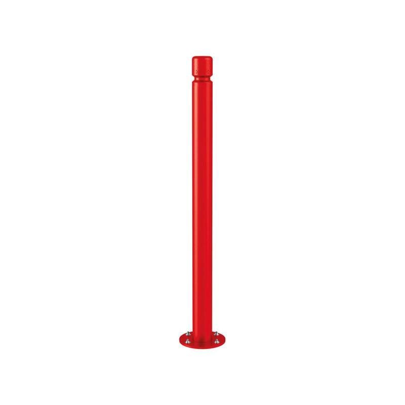 Neigbarer Pfosten mit Flachkopf - 76 x 1.100 mm (DxH) - Farbe enzianblau - Pfosten mit Gelenk - beweglicher Pfosten
