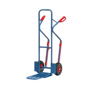 Fetra - Paketkarre - Schaufel klappbar - Gleitkufen - Tragkraft 300 kg - Bereifung wählbar