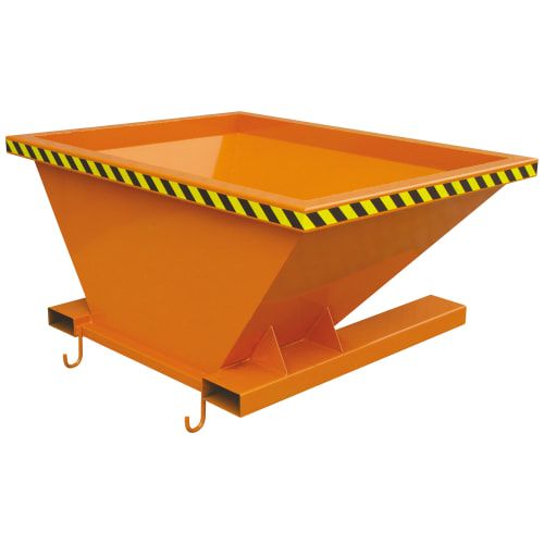 Eichinger Befülltrichter, Schüttguttrichter, für Big Bags oder Container, Staplertaschen, 4 Ösen, 940 x 1.775 x 1.445 mm (HxBxT), Farbe anthrazitgrau