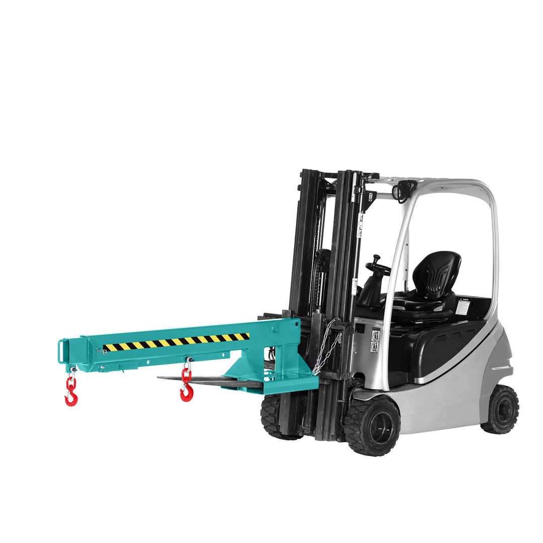 Kranarm für Gabelstapler - max. Traglast 5.000 kg - Länge 2.220 - 3.720 mm - anthrazitgrau