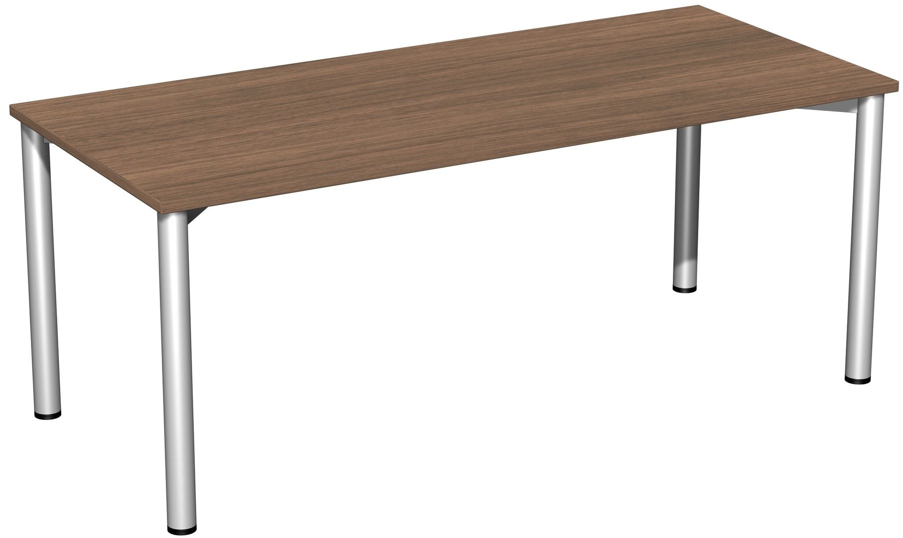 Schreibtisch - 4-Fuß Flex - Bürotisch - 720 x 1.000 x 800 mm (HxBxT) - Gestell anthrazit - Ahorn