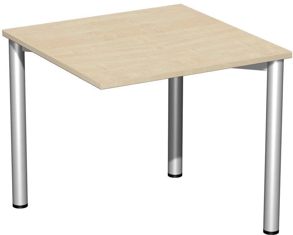 Schreibtisch - 4-Fuß Flex - Bürotisch - 720 x 1.000 x 800 mm (HxBxT) - Gestell anthrazit - Ahorn