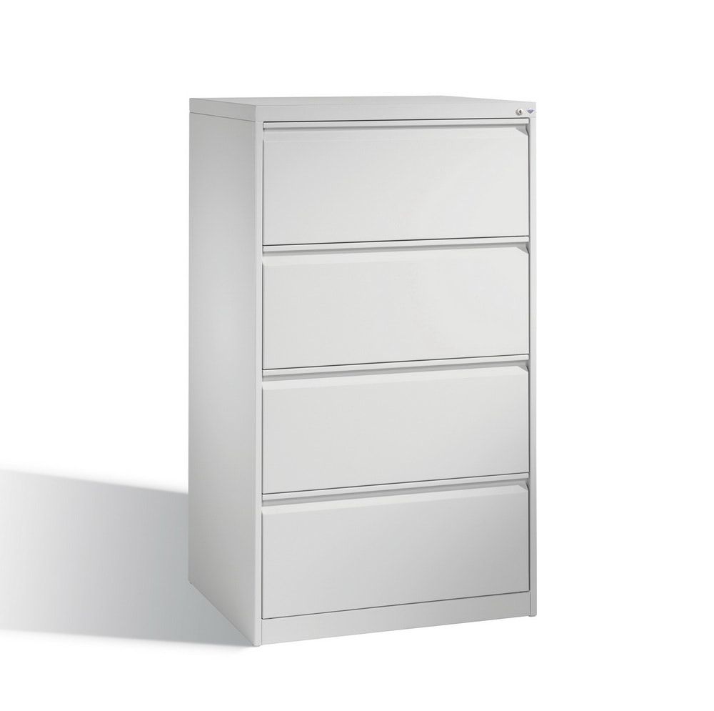 Hängeregisterschrank, Hängeregistratur, Aktenschrank, DIN A4, 4 Auszüge, zweibahnig, Farbe wählbar, Front wählbar, 1.357 x 787 x 590 mm (HxBxT)