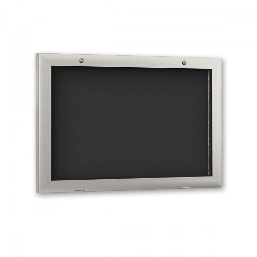 Aluminium Schaukasten, Schaufenster, Auslage, Werbekasten - DIN A1, Hochformat, Magnet Rückwand in anthrazit, 1.025 x 800 x 80 mm (HxBxT)
