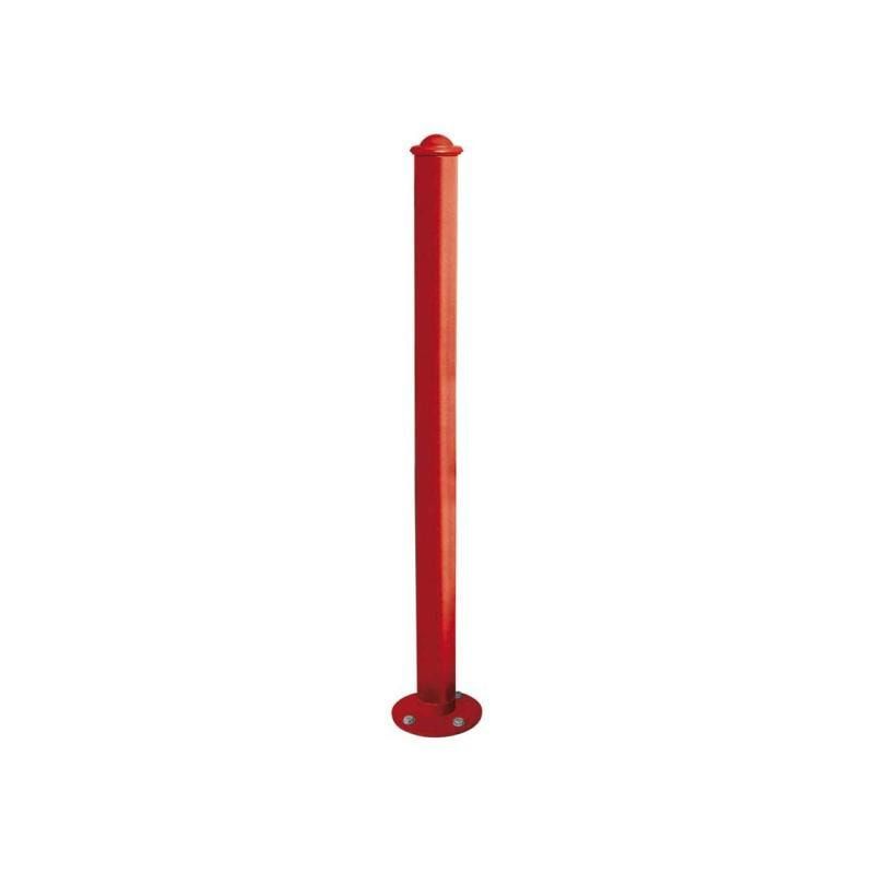 Neigbarer Pfosten mit Helmkopf - 76 x 1.035 mm (DxH) - Farbe enzianblau - Pfosten mit Gelenk - beweglicher Pfosten