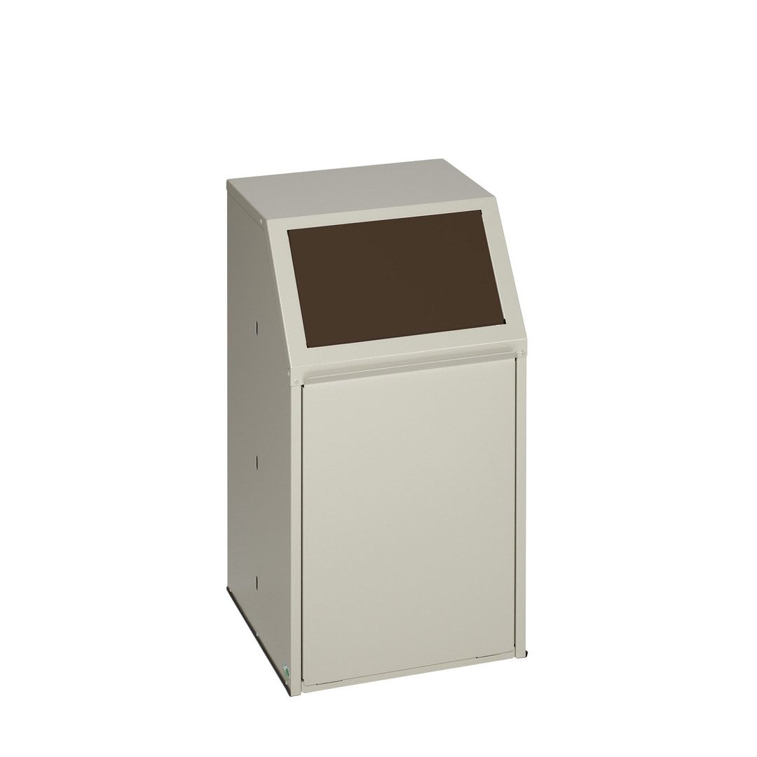 Wertstoffsammelgerät - fahrbar - 39 l - 800 x 400 x 400 mm (H x B x T) - Korpus kieselgrau - Einwurfklappe anthrazit - Abfallbehälter