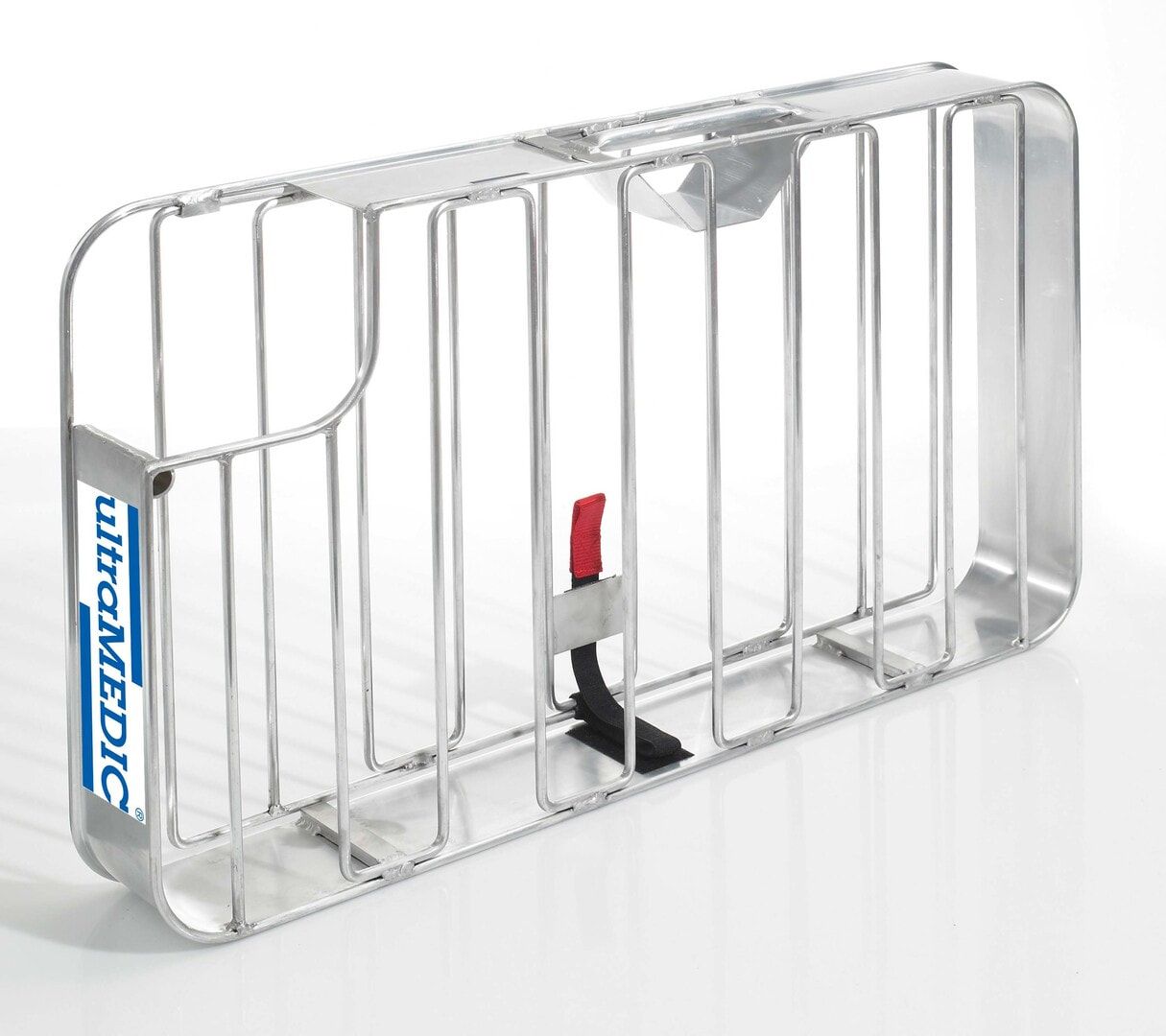 ultraMEDIC Schlauchpaketkorb, für C-Schläuche, Schlauchtragekorb, 510 x 870 x 150 mm (HxBxT), Farbe Aluminium
