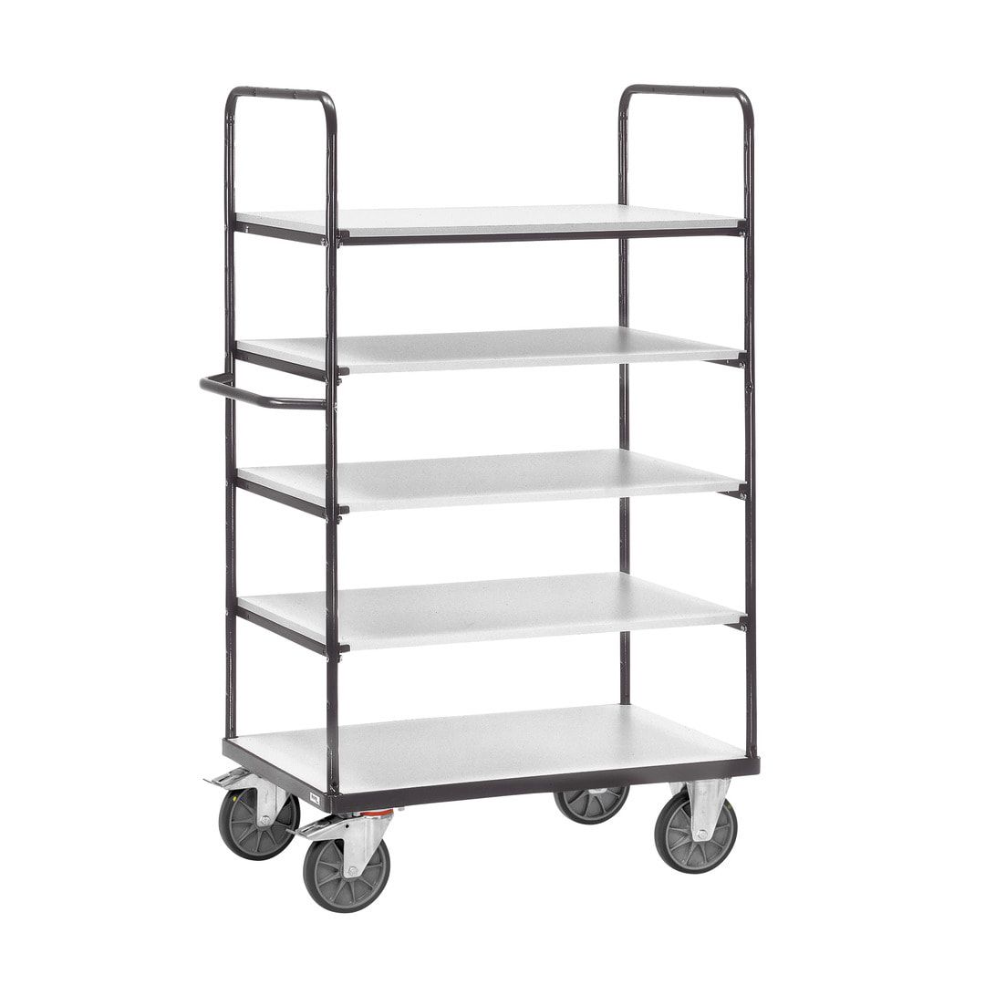 Fetra - ESD-Etagenwagen - 600 kg Traglast - 1.800 x 609 x 1.169 mm (HxBxT) - 4 Etagen