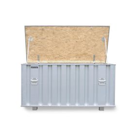 Lagerbox, Werkzeugbox, Transportbox, Magazinbox 890 x 1.790 x 860 mm (HxBxT), mit klappbaren Tragegriffen