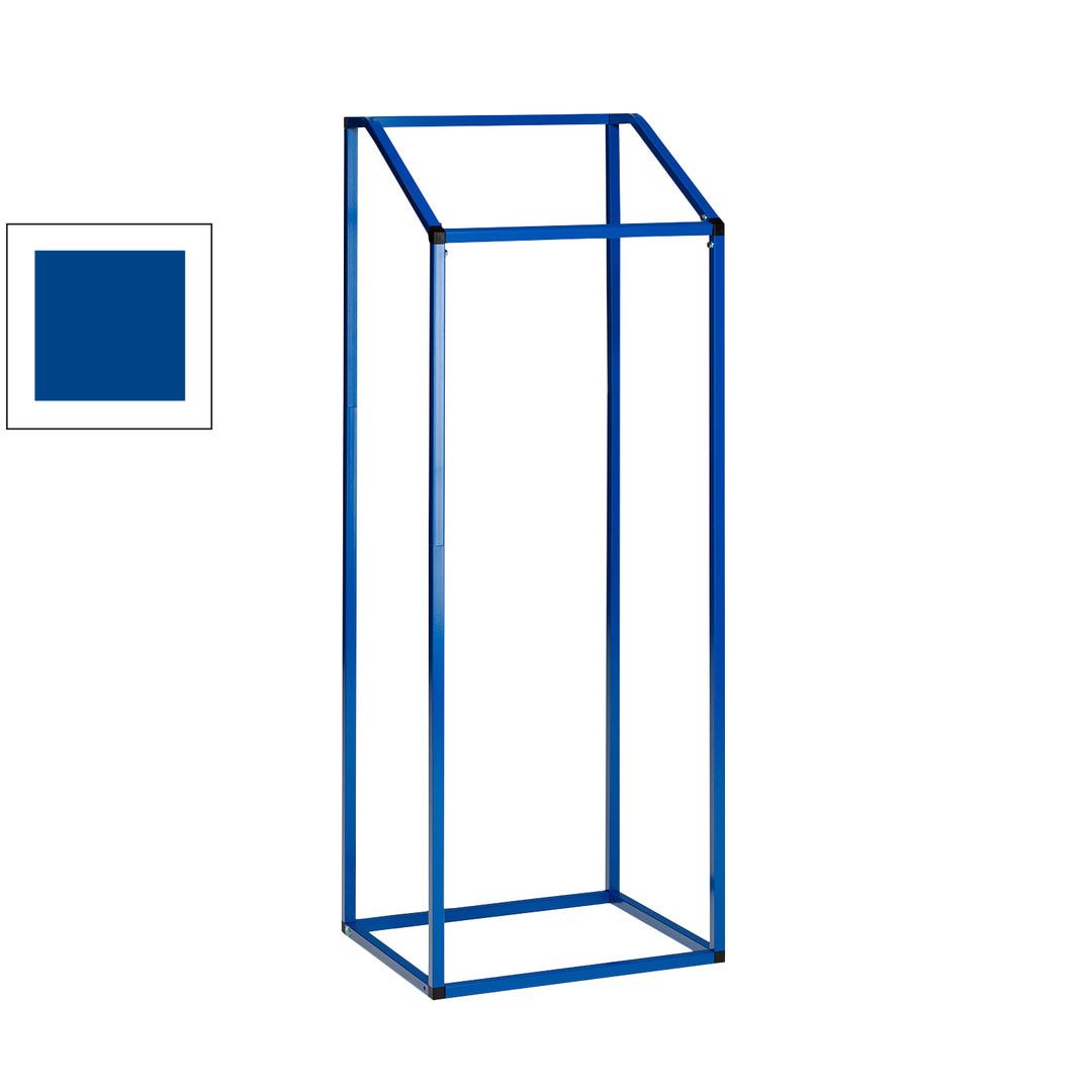 Müllsackständer für 1.000 l Säcke - 1.835 x 630 x 540 mm (H x B x T) - blau