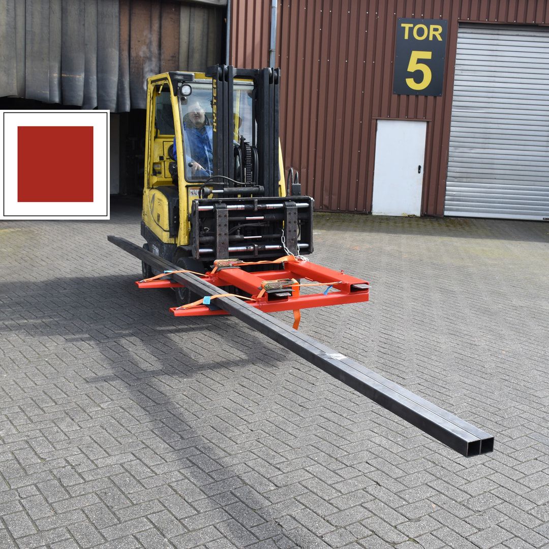Langgutseitenlader - Traglast 750 kg - 145 x 1.100 x 1.465 mm (HxBxT) - feuerrot