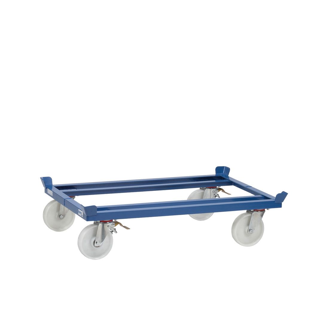 Fetra Palettenfahrgestell für Routenzüge - Tragkraft 1.050 kg - 327 x 1.055 x 1.255 mm (HxBxT) - Polyamid Rollen