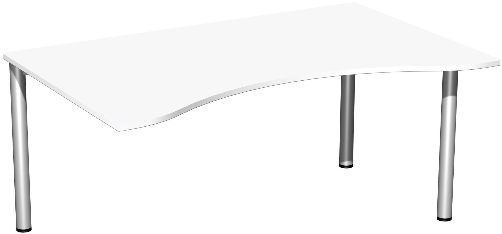 Ergo-Schreibtisch - 4-Fuß Flex - Bürotisch - 720 x 1.600 x 1.000 mm (HxBxT) - Gestell anthrazit - Ahorn